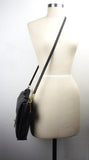 Vintage Black Coach Station Bag