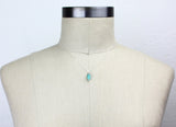 Handmade Tiny Spike Short Pendant Necklaces - Rose Quartz, Moonstone, Labradorite, Amazonite, Turquoise