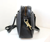 Vintage Black Coach Flight Bag