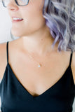 Handmade Tiny Round Short Pendant Necklaces - Labradorite, Moonstone, Crystal Quartz