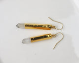 Handmade Gold Labradorite Briolette Jewelry - Earrings