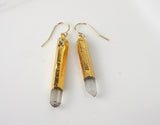 Handmade Gold Labradorite Briolette Jewelry - Earrings