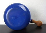 Vintage Dansk Kobenstyle 1.5 Qt Blue Sauce Pan with Teak Handle