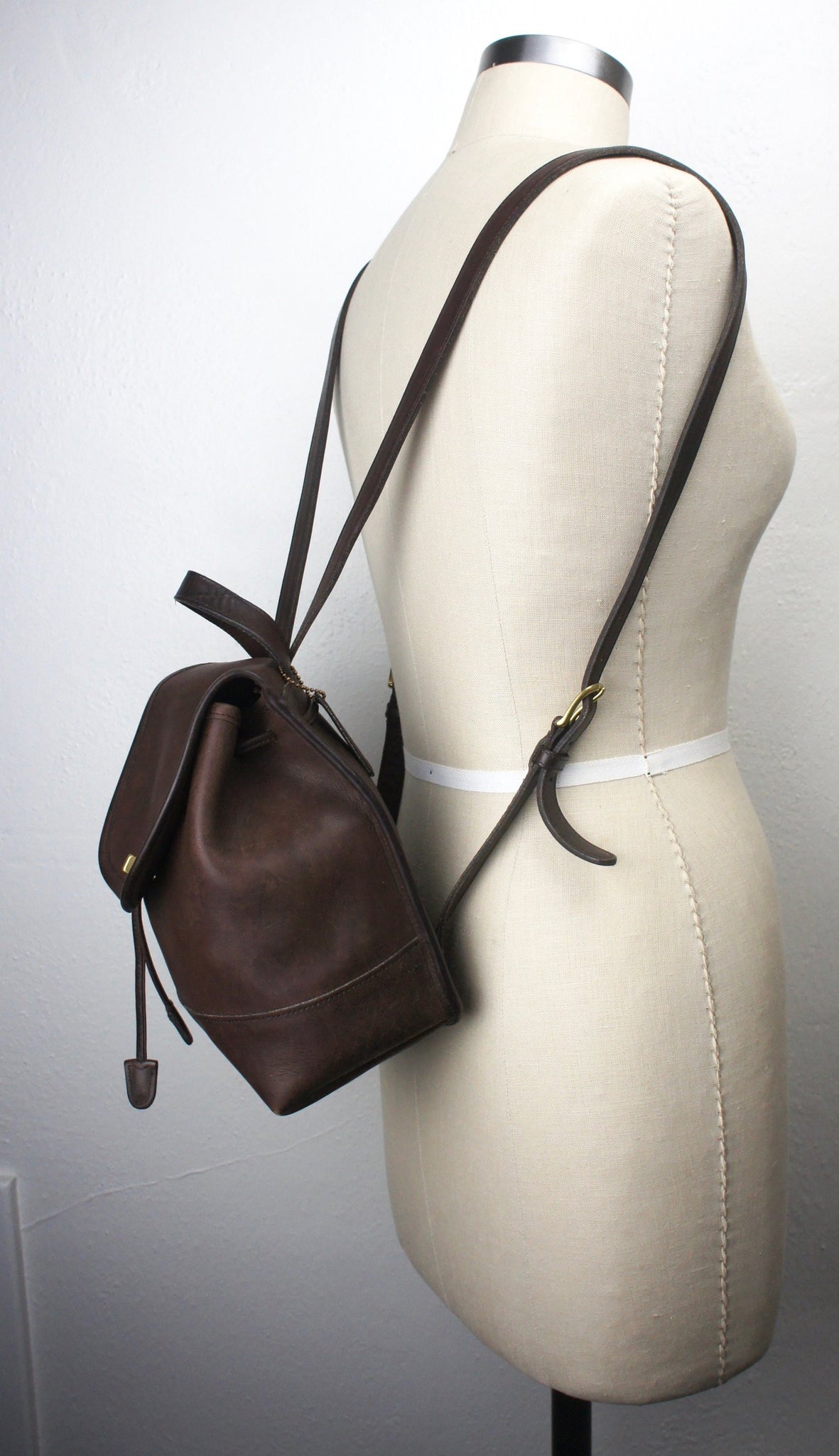coach classic small backpack Vintage Brown Coach Daypack Backpack – The Lion's Den