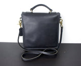 Vintage Black Coach Station Bag