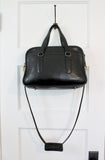 Vintage Black Coach Flight Bag