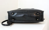 Vintage Black Coach Flight Bag