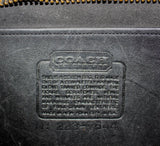 Vintage Black Coach Flight Bag