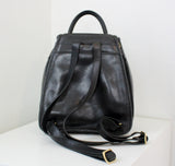 Vintage Black Leather Marley Hodgeson Ghurka Shannon Backpack