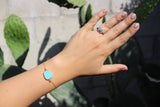 Handmade Turquoise Magnetic Charm Bracelet
