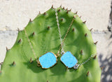 Handmade Turquoise Magnetic Charm Bracelet