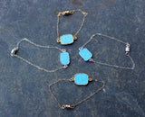 Handmade Turquoise Magnetic Charm Bracelet