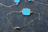 Handmade Turquoise Magnetic Charm Bracelet