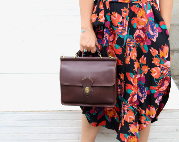 Vintage Brown Coach Willis Bag