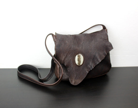 Breezy Mountain Bison Leather Bag