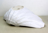 Vintage White Ceramic Shell Bowl