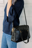 Vintage Black Coach Flight Bag